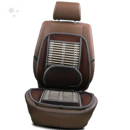 차량용 메쉬 등받이쿠션 통풍시트 대나무소재 운전석 여름용