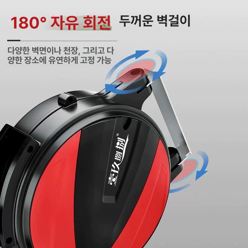 자동릴 에어호스 드럼 고압 세차건 벽걸이 패키지릴 콤프레샤 세차용품 릴기 - 상세 이미지 5