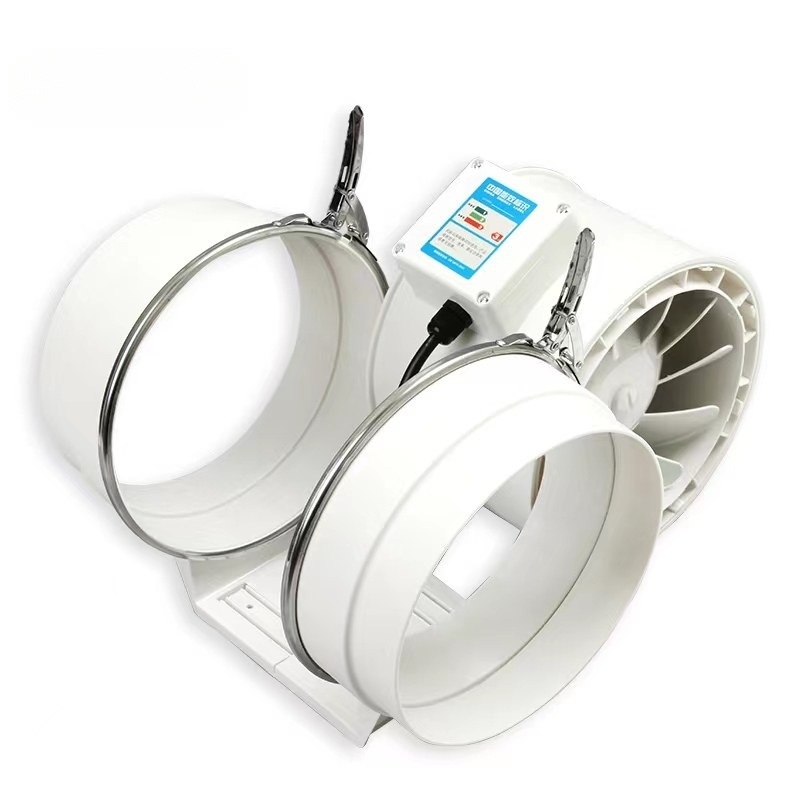 무소음 환풍기 실내 가정용 욕실 주방 다용도실 원형 인라인 덕트팬 3인치 75mm 고성능 - 상세 이미지 2