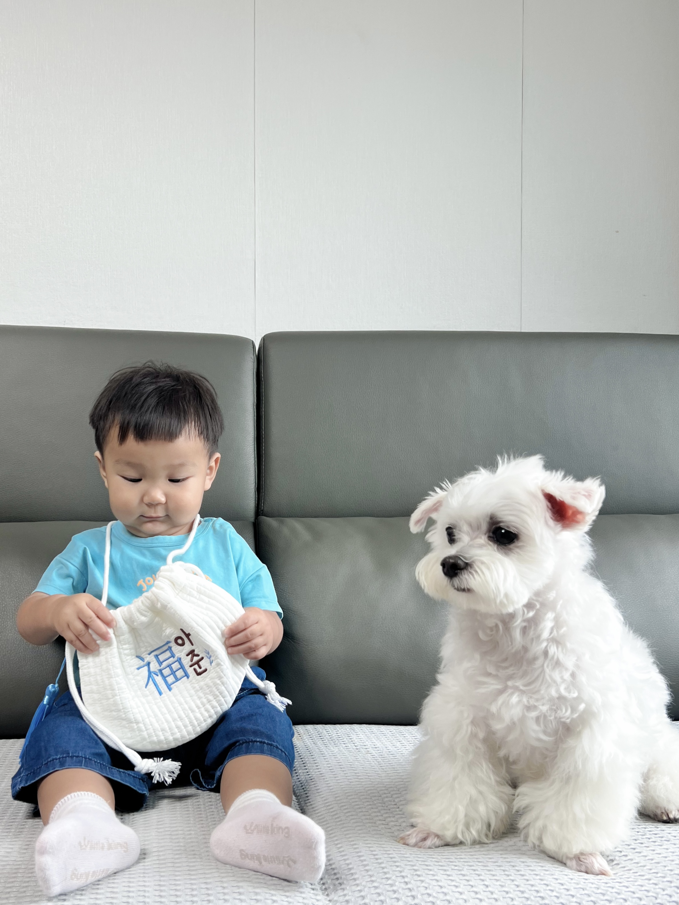 (태슬제공) 아기 자수 복주머니 추석 설날 용돈주머니 명절 선물 이미지 7
