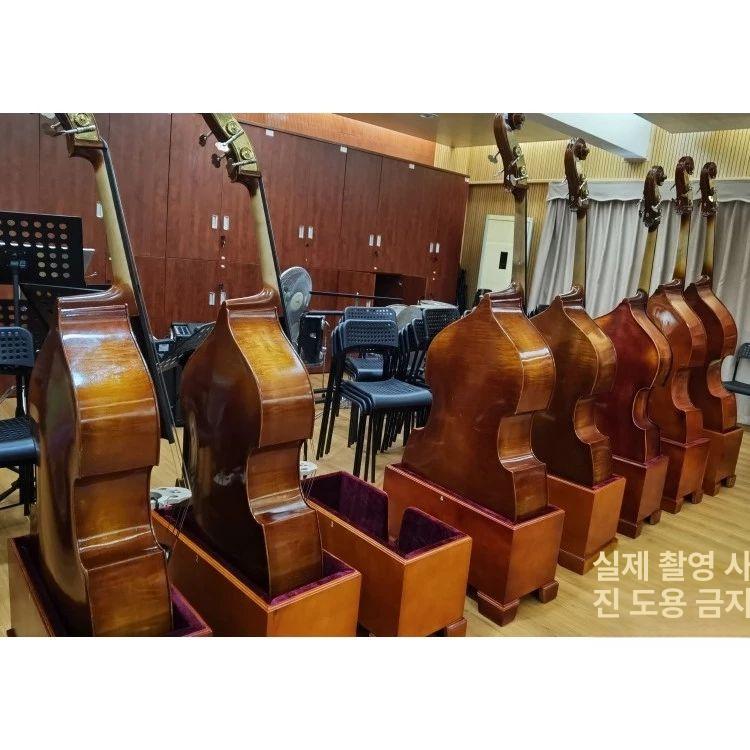 더블베이스 거치대 첼로 곡선형 스탠드 홀더 받침 고정 우드 걸이 악기 연주 - 상세 이미지 2