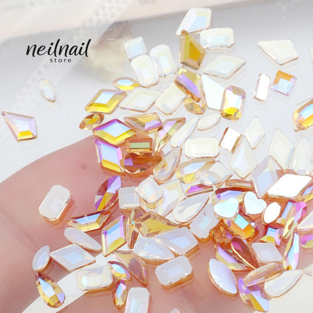 얼음 오로라 스톤 셀프 네일 아트 재료 파츠 50pcs 이미지 7