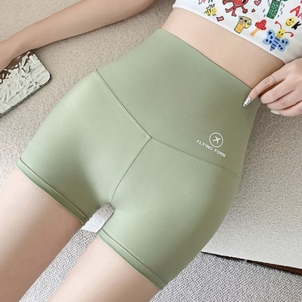 부드러운 하이 웨스트 레깅스 슬림핏 3부 레깅스 데일리 여성 헬스 - 상품 이미지
