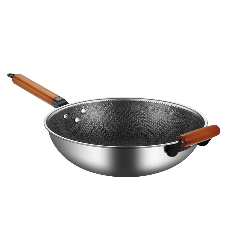 업소용 팬 304 스테인리스 인덕션 코팅 38cm 벌집 곰솥 국통 주방팬 스틸팬 - 상품 이미지
