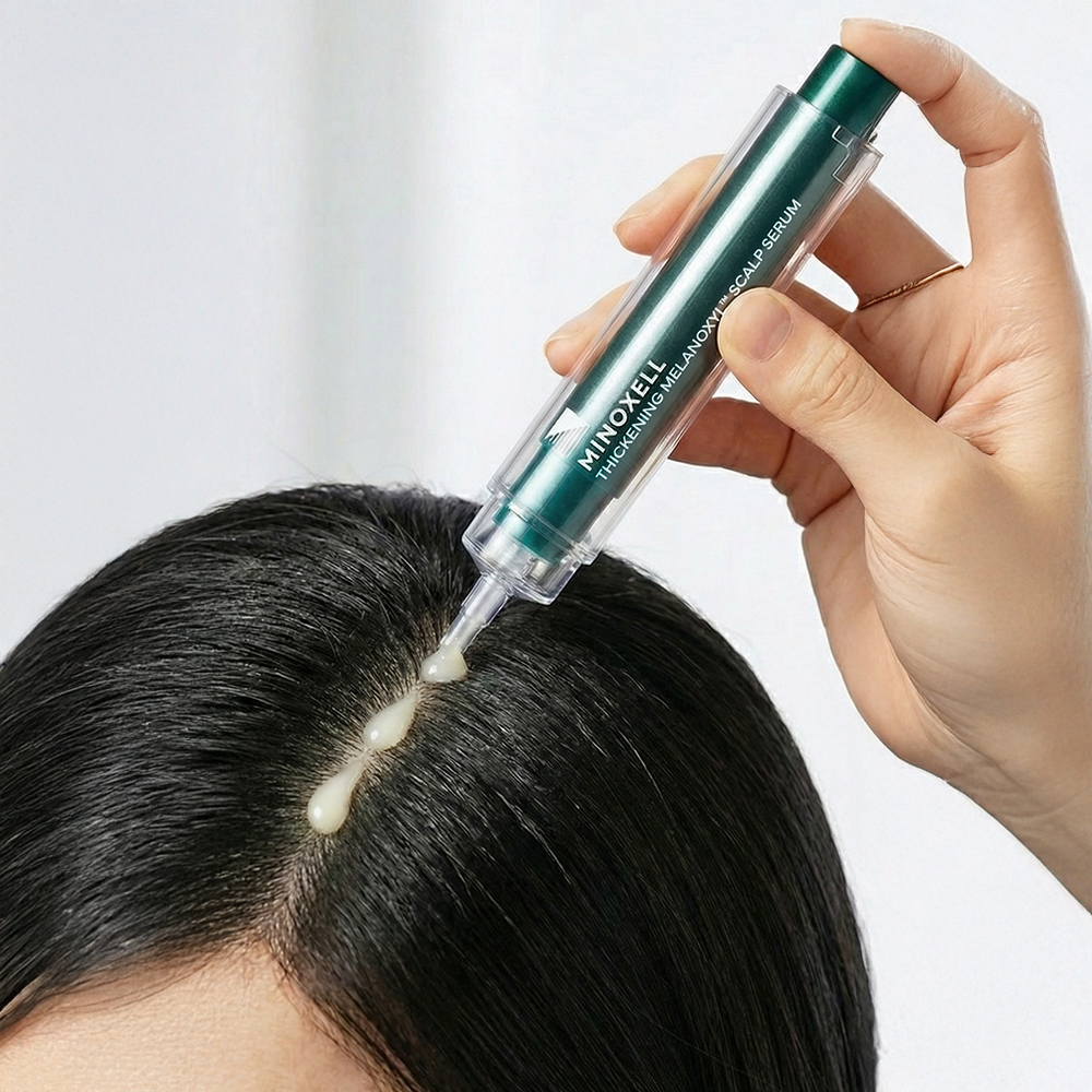 현대약품 마이녹셀 씨크닝 멜라녹실 PDRN 스피큘 탈모 앰플세럼 10ml 1개입, 1개 - 상세 이미지 2