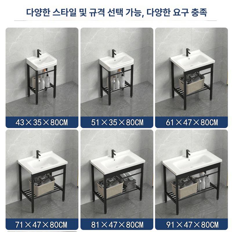 세면대 받침대 스테인리스 프레임 욕실 화장실 거치대 브라켓 홀더 세면기 - 상세 이미지 5