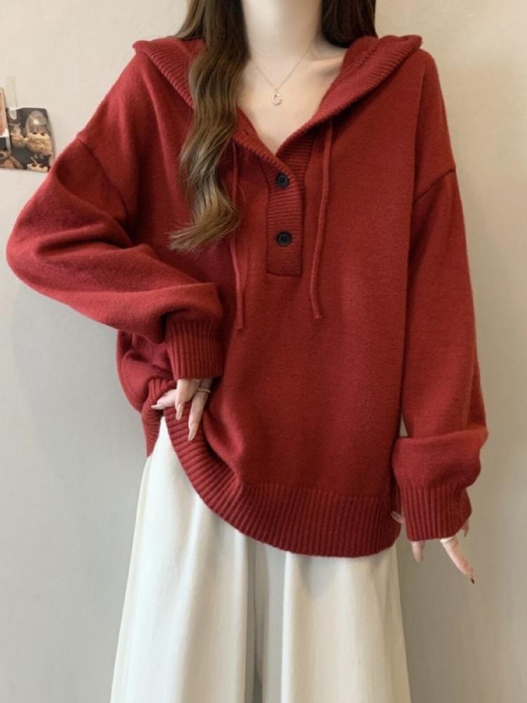 티셔츠 루즈핏 니트티 후드집업 가디건 바람막이 자켓 후드티 후드집업집업류여성 후드집업집업류 - 상세 이미지 2