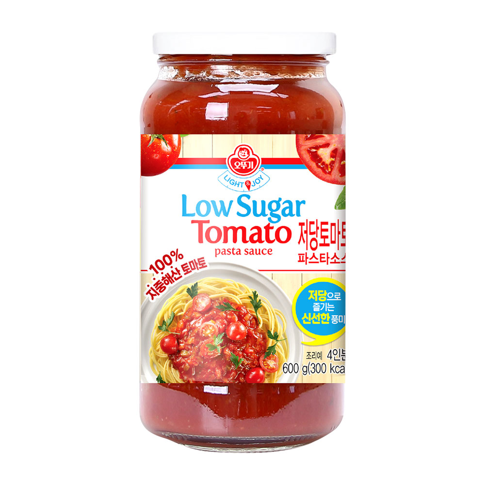 [슈퍼적립] [파스타면 택1 증정] [NEW] [2+2] 오뚜기 LIGHT&JOY 저당 토마토 600G + 저당 로제 600G 외 15종 - 상세 이미지 3