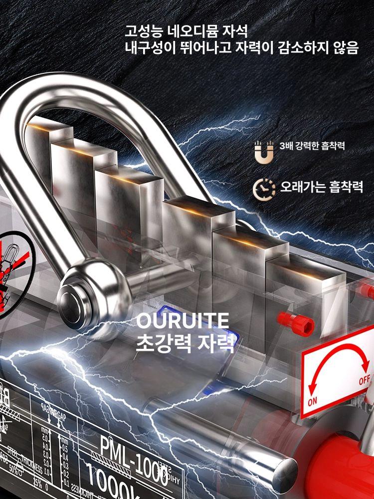 초강력 자석 크레인 마그네틱 윈치 전자석 호이스트 리프트 기중기 산업용 해상 건설 - 상세 이미지 3