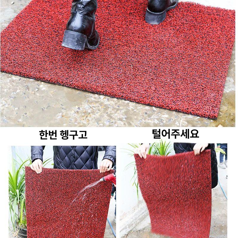 실외 코일발매트 카페 출입구 물흡수 도어매트 야외용 현관발판 - 상세 이미지 4