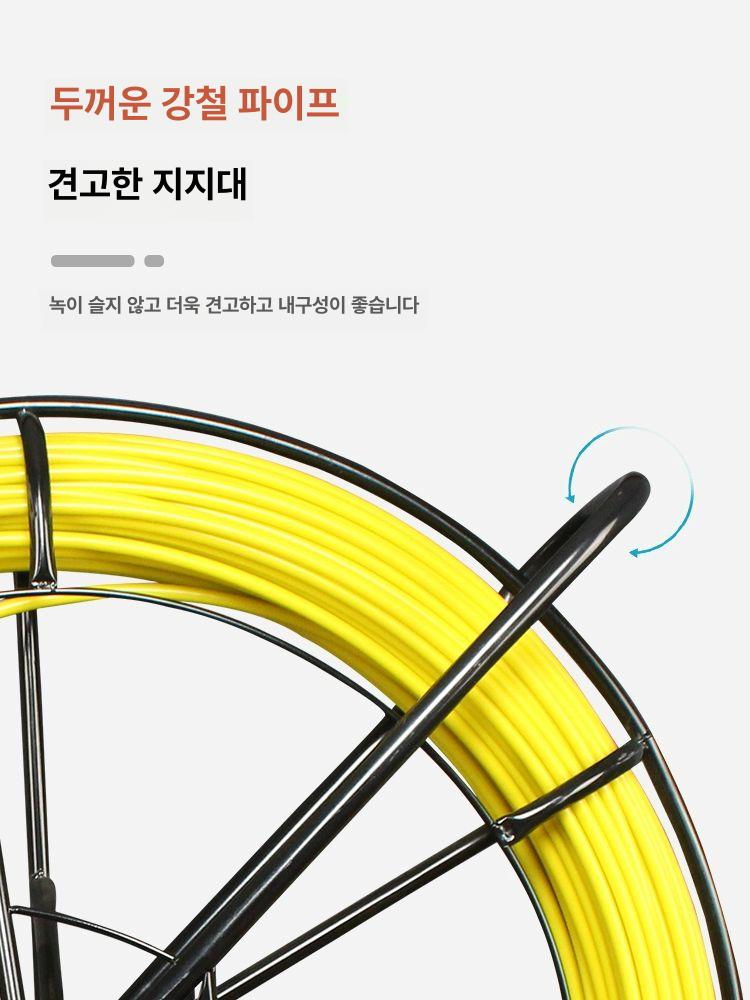 전선 풀링기 요비선 선통대 케이블 포설기 이동식 회전 관로 - 상세 이미지 4