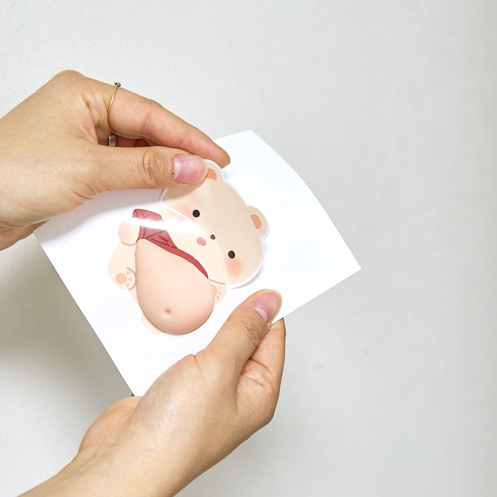 무둥 말랑이 스티커 캐릭터 문콕방지 이미지 7