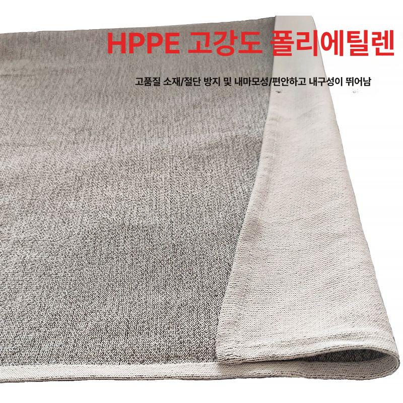 베임방지 앞치마 절단방지 메쉬 금속 체인 내마모성 업종 소가죽 - 상세 이미지 4