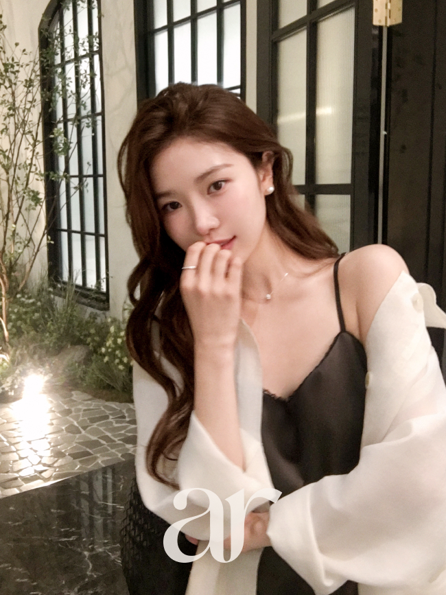 (국내제작) 실키 레이스 레이어드 슬리브리스 미니 원피스 op16354 - 상세 이미지 4