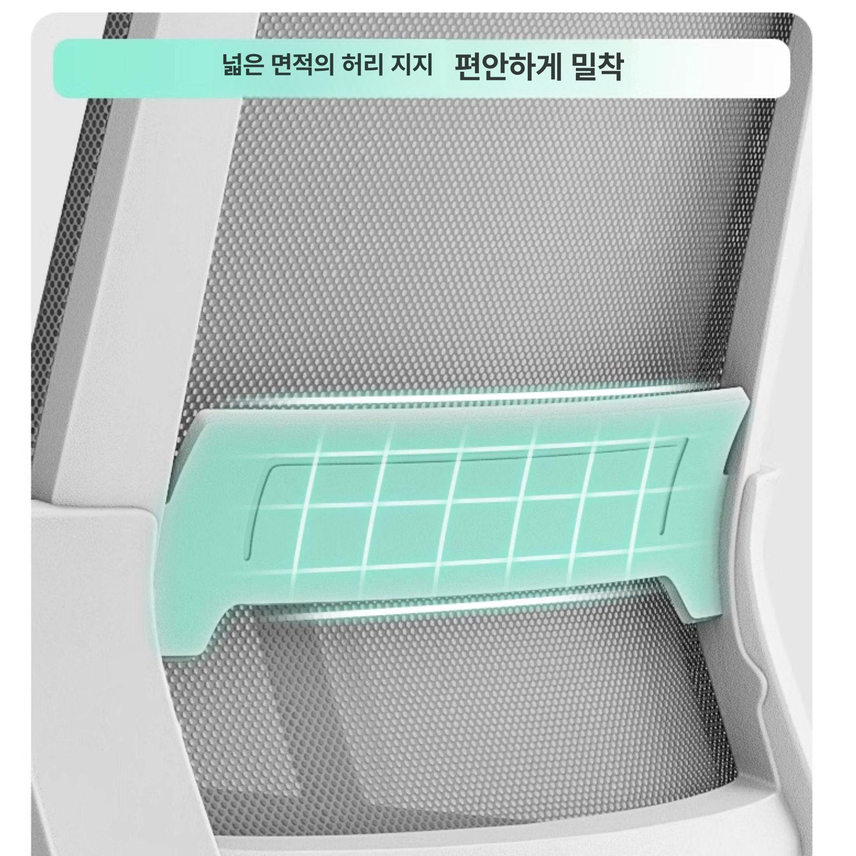 허리편한 의자 바퀴없는 고정식 사무용 중역 회의실 컴퓨터 학생 직장인 게이밍체어 - 상세 이미지 2
