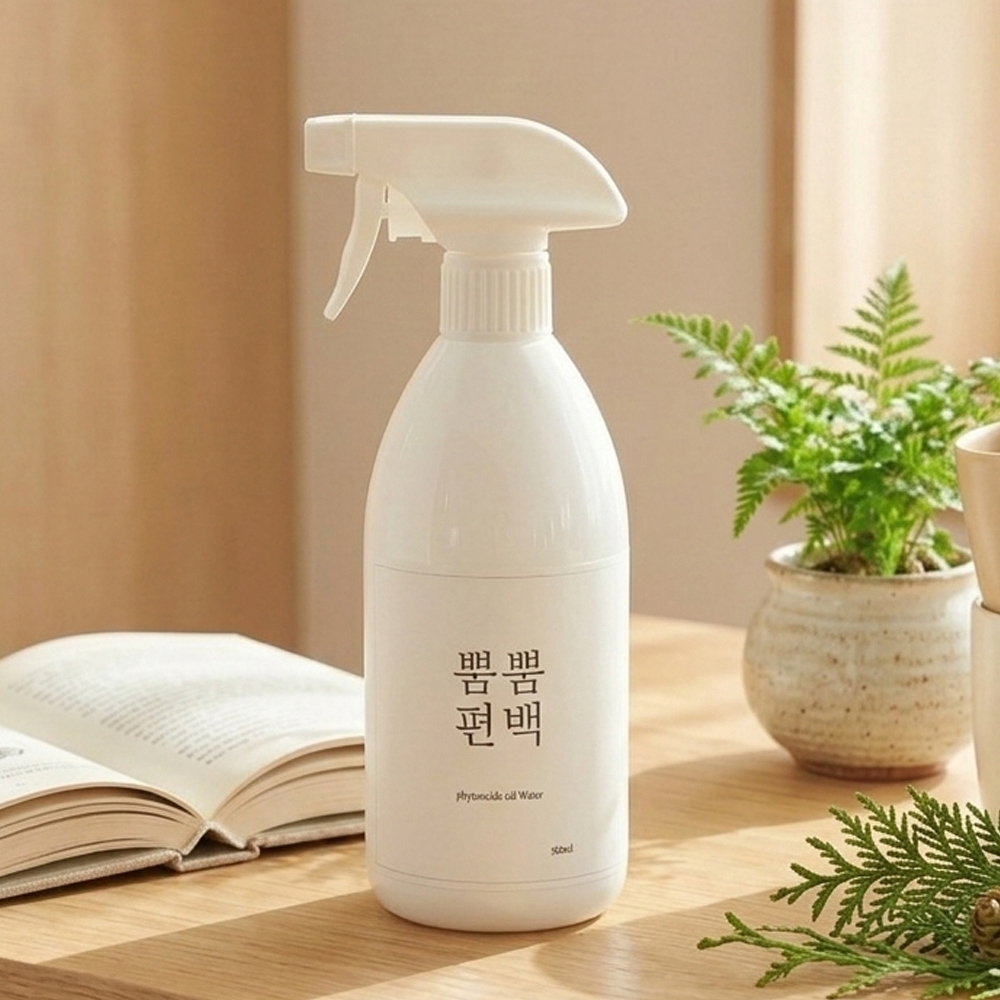 뿜뿜편백 3%편백오일함유 편백수 피톤치드 스프레이 500mL+30mL 2개 강아지탈취제 소변냄새제거 반려동물 냄새제거 소취 - 상세 이미지 2