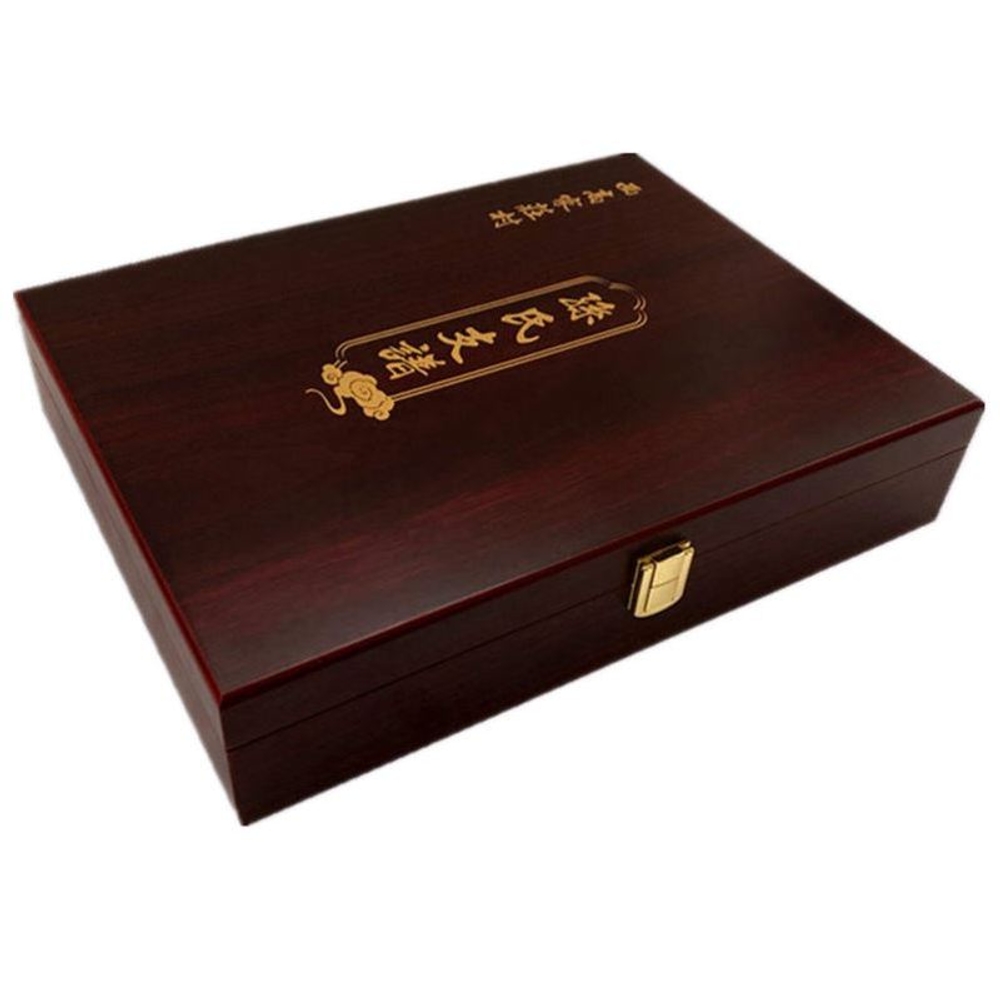 금괴 보관함 골드바케이스 우드 정리함 보관 원목 케이스 귀금속 금보관함 트레이 18x13x4cm - 상세 이미지 3