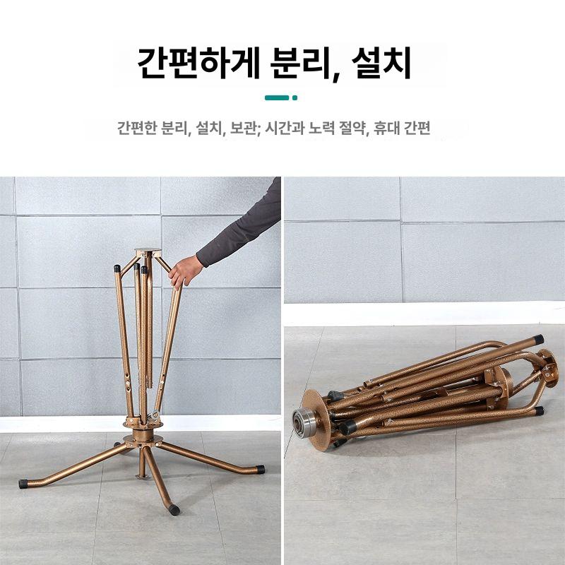 파이프 풀림기 엑셀 풀림장치 호스 베어링 거치대 릴러 접이식 현장용 - 상세 이미지 4