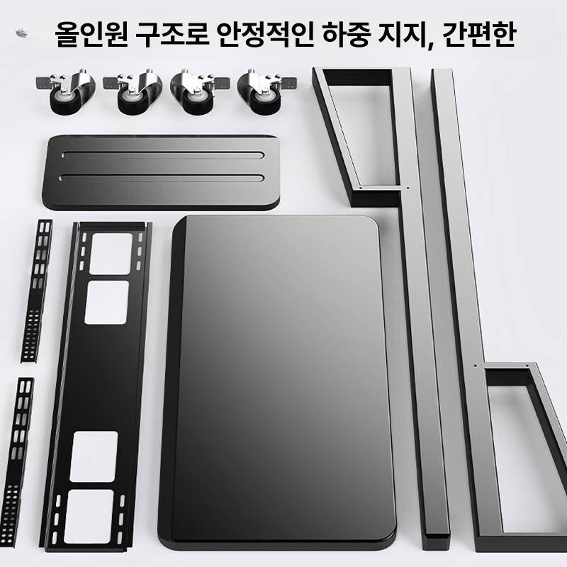 이동식 거치대 스탠드형 티비 벽걸이 텔레비전 높이조절 받침대 모니터암 - 상세 이미지 2