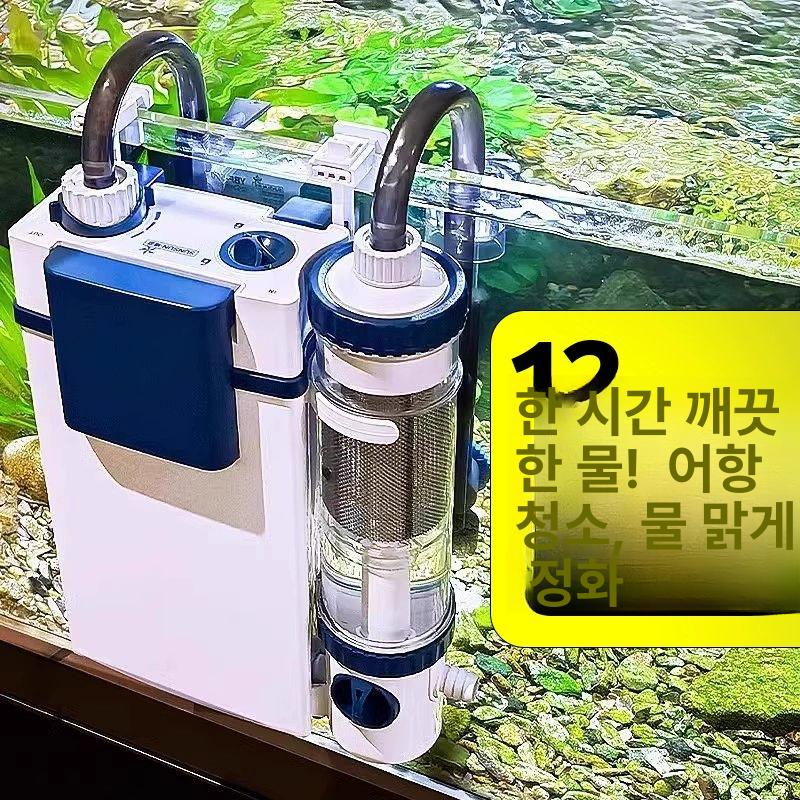 걸이식 여과기 무소음 어항 측면 거북이 구피 외부 스펀지 사이드 워터클리너 - 상세 이미지 2