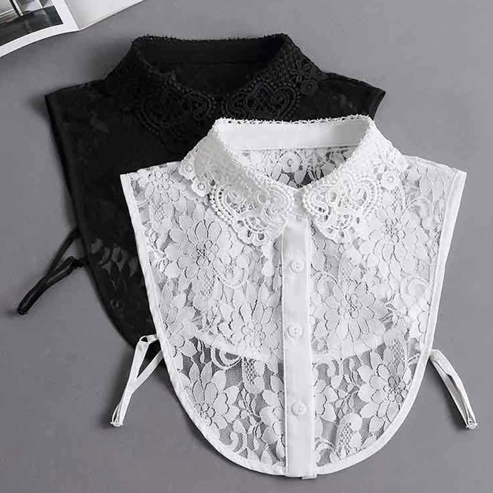 페이크 카라 넥케이프 여성 레이스 넥카라 레이어드 페이크넥 목카라  DD- 12946 - 상품 이미지
