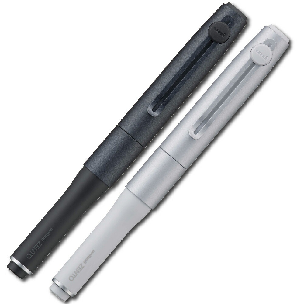 미츠비시 유니볼 젠토 시그니처 모델 볼펜 ZENTO UB-ZH 실버 0.38mm - 상품 이미지