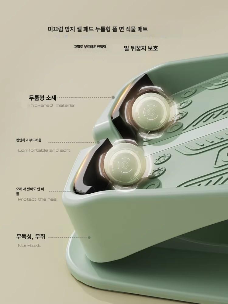 스트레칭 보드 경사 나무 보조 로즈쿼츠 발판 홀더 아킬레스건 원목 햄스트링 - 상세 이미지 3