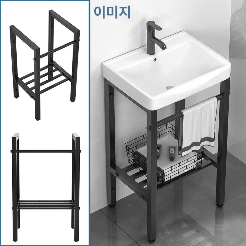 세면대 받침대 스테인리스 프레임 욕실 화장실 거치대 브라켓 홀더 세면기 - 상세 이미지 3