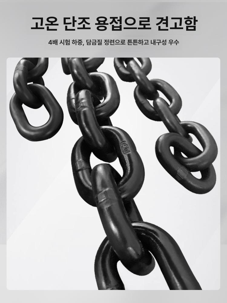 중량 체인 헬스 턱걸이 베어링 풀업 웨이트벨트 리프팅 맨몸운동 보조기구 - 상세 이미지 3