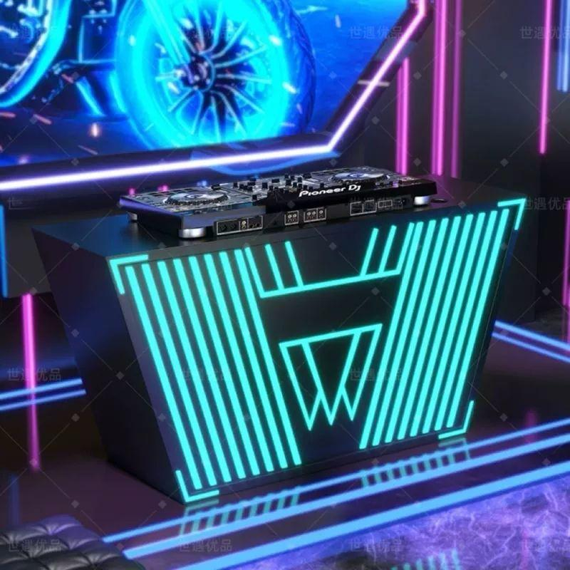 디제잉 부스 dj 장비 공연용 콘솔 스탠드 파티 클럽 바 믹싱 테이블 - 상품 이미지