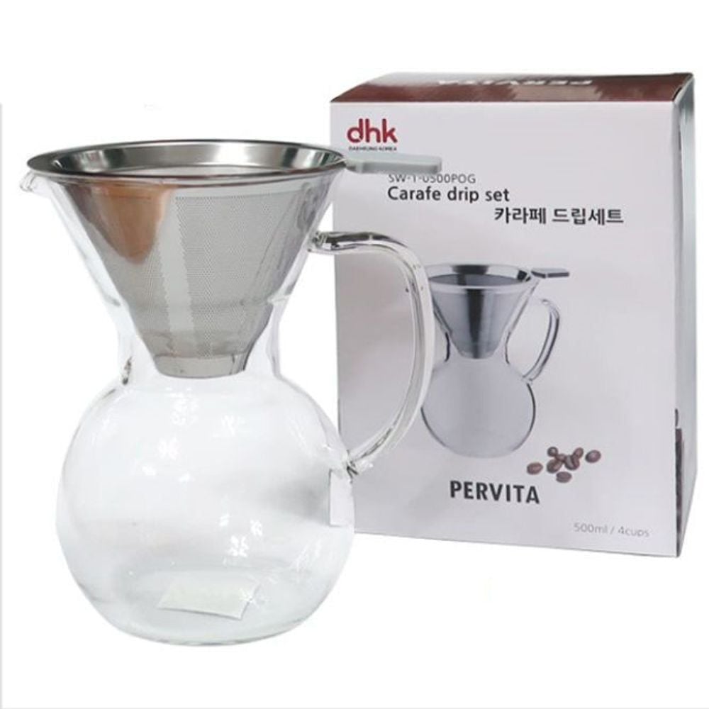 페르비타 커피 핸드드립 메이커 드리퍼 여과기 500ml - 상품 이미지