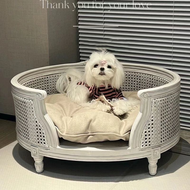 애견 침대 엔틱 소파 반려동물 베드 대형견 사계절 방석 쿠션 꿀잠 휴식 - 상세 이미지 2
