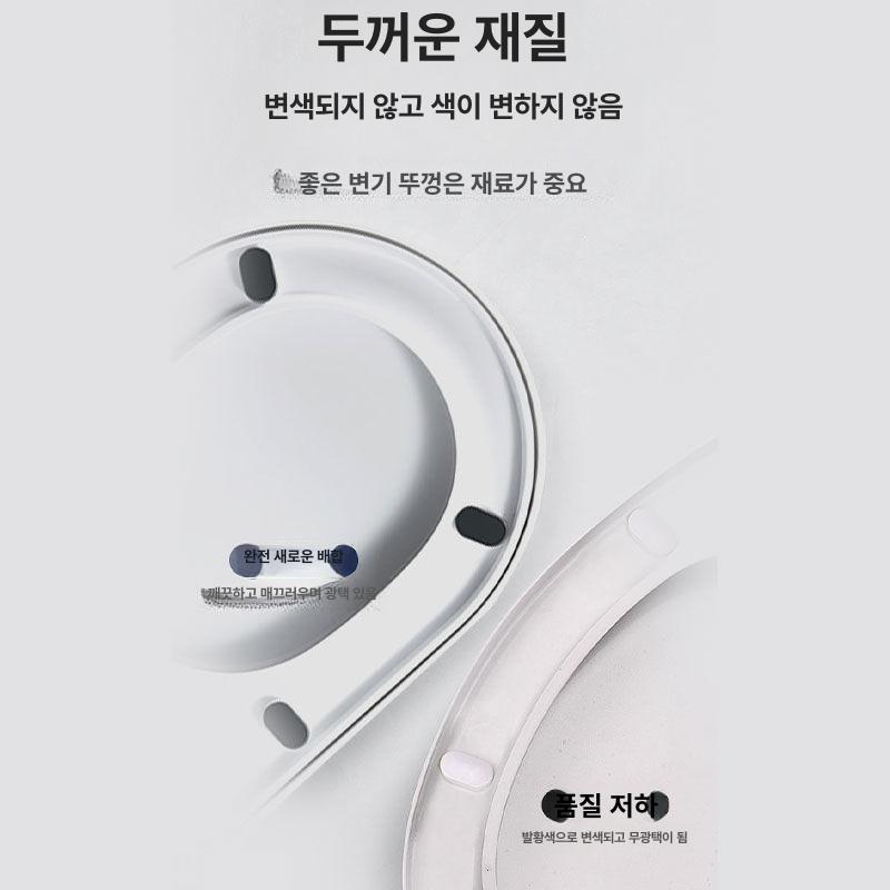 교체 변기커버 특대형 34cm 사각 뚜껑 화장실 시트 네모 대형 - 상세 이미지 4