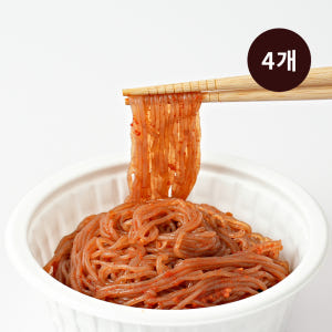 슬로우래빗 가벼운 곤약 비빔면 컵면 220g, 4개 맛있게 먹은 솔직 후기 - 상품 이미지 1