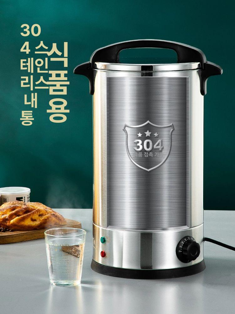 업소용 전기포트 물 끓이는 보온통 온수통 스테인리스 업무용 장국통 급탕기 - 상세 이미지 5