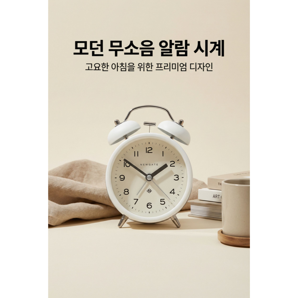 뉴게이트 에코 알람 시계 오렌지 이미지 8