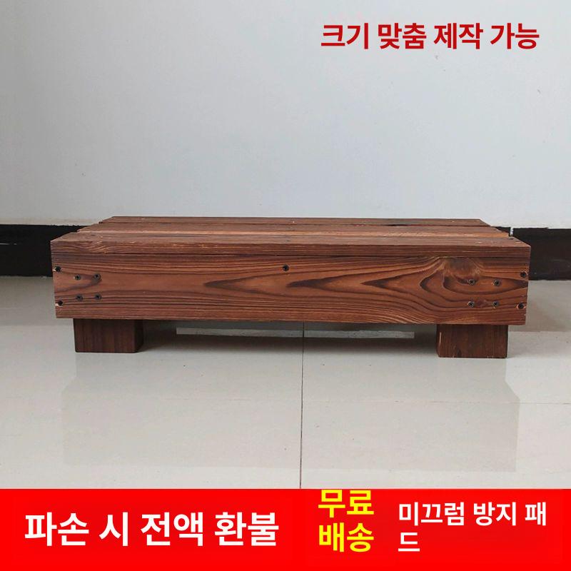 원목 발판 나무 계단 스텝 발받침 가정용 주방 현관 받침대 사무실 수납 - 상세 이미지 4