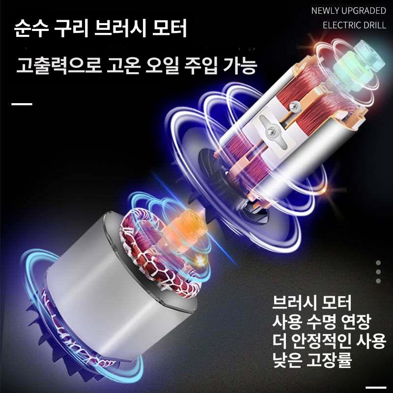 고압 펌프 전기 구리스건 베어링 윤활 자동 주입기 중장비 충전식 그리스 - 상세 이미지 3