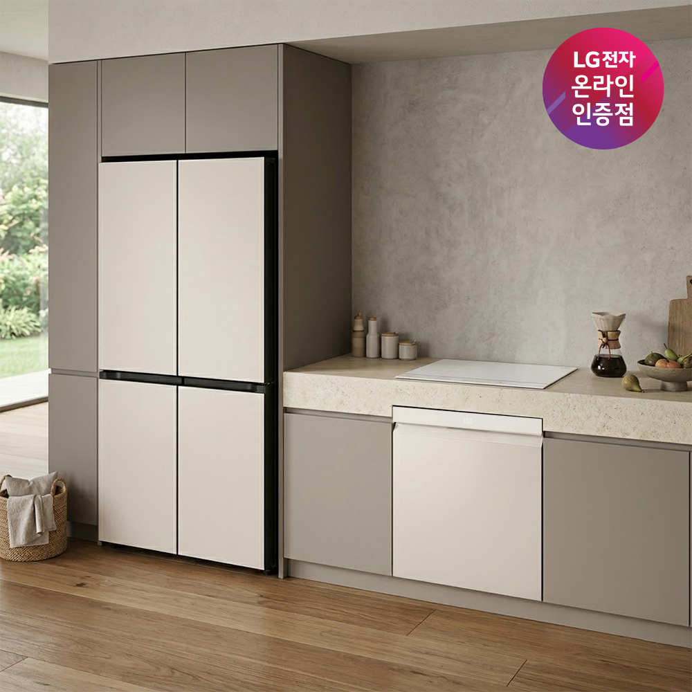 LG 디오스 냉장고 + LG 디오스 식기세척기 + LG 디오스 인덕션 (T876MEE111 + DUE6BGL1E + BEI3QKHLOE) - 상품 이미지