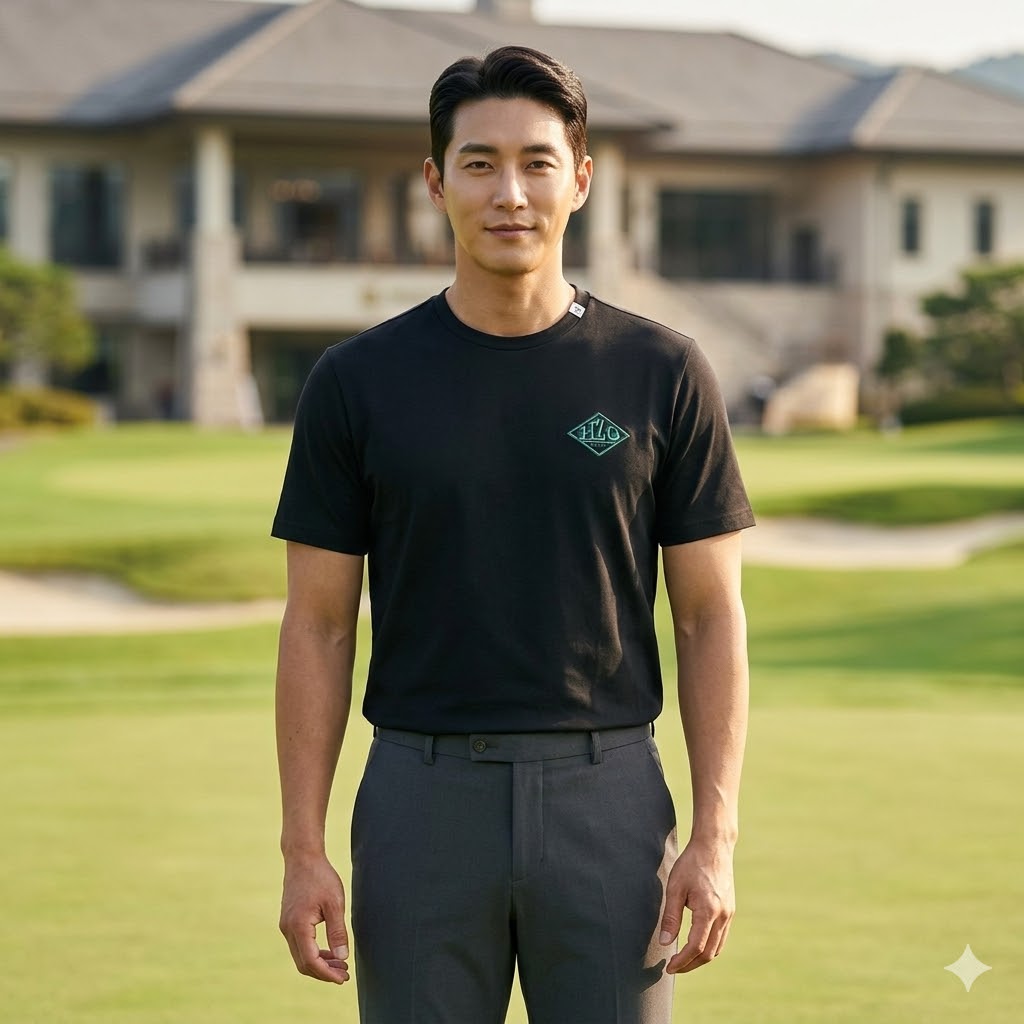 헤지스골프 여름 공용 골프웨어 필드 데일리룩 라운드 골프 반팔티셔츠 - 상품 이미지