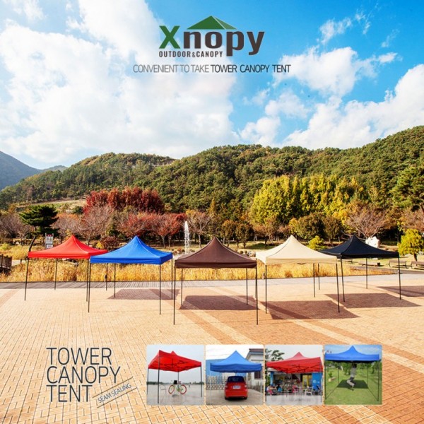 포장마차 XNOPY 캐노피 바람막이 접이식 실내 천막 그늘막 프레임 테라스 지붕 주차장 - 상품 이미지