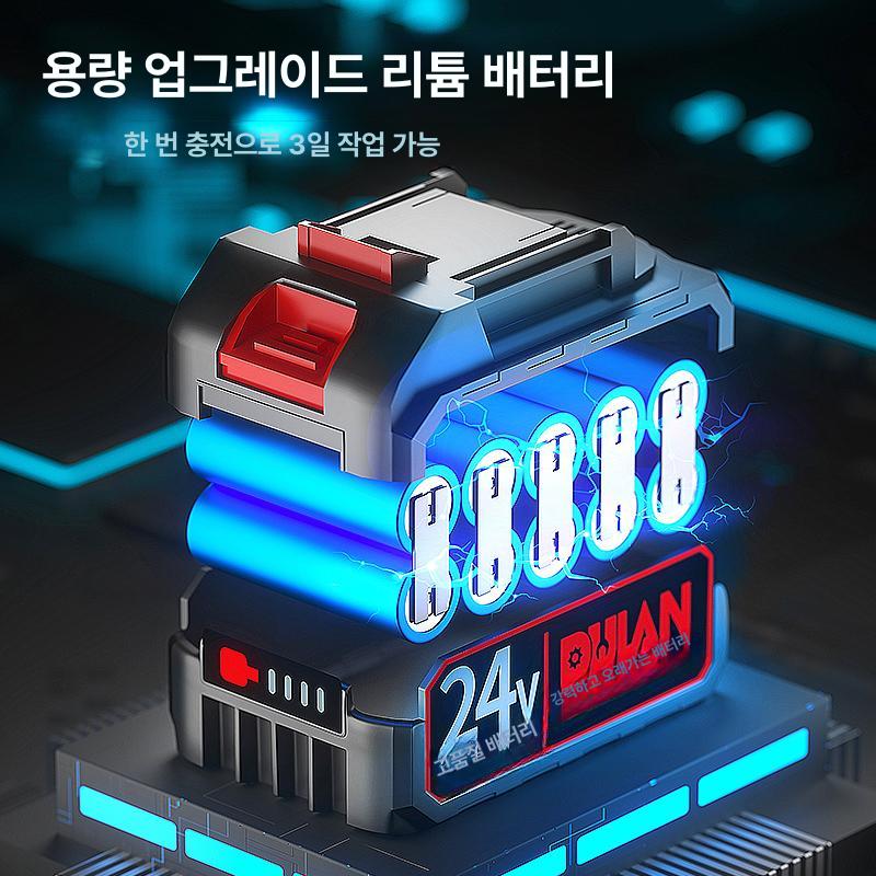 충전식 그리스건 전동 무선 구리스 펌프 베어툴 굴삭기 중장비 윤활 주입기 - 상세 이미지 3