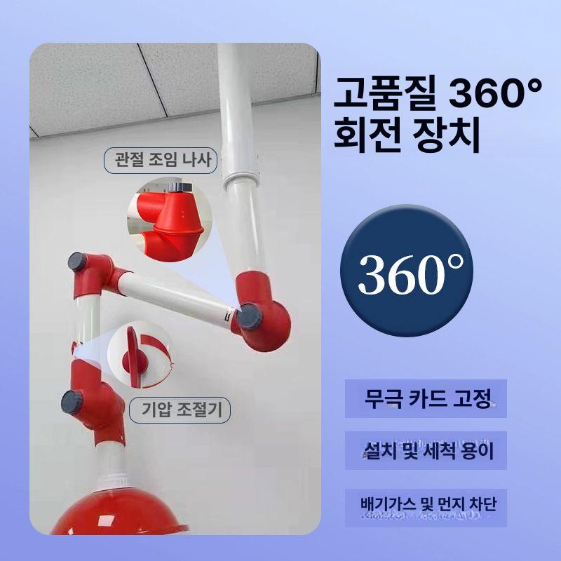 환풍기 배출기 가스 덕트 국소후드 흄후드 배기팬 철제 통풍구 냄새제거 지붕형 태양광 - 상세 이미지 4