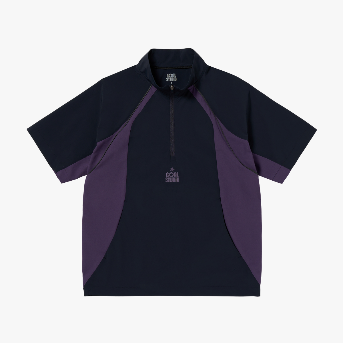 COLOR-BLOCK S/S ANORAK-NAVY - 상세 이미지 2