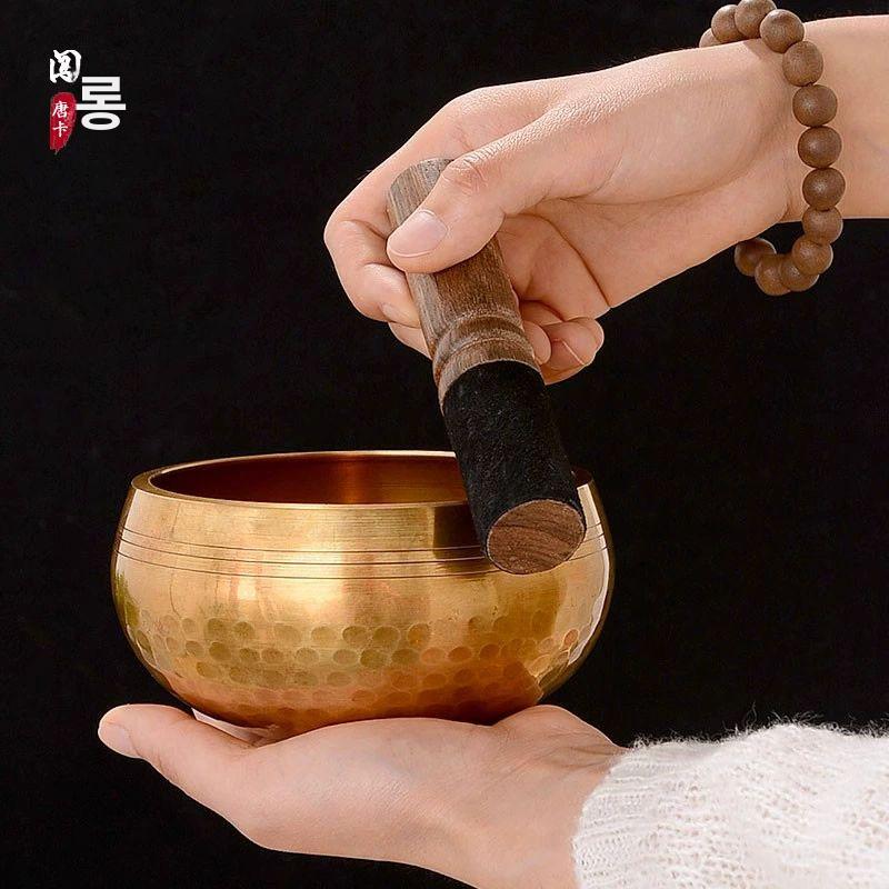 요가 싱잉볼 구리 명상 벨 불교용품 좌종 힐링 치유 사운드테라피 수행 - 상세 이미지 4