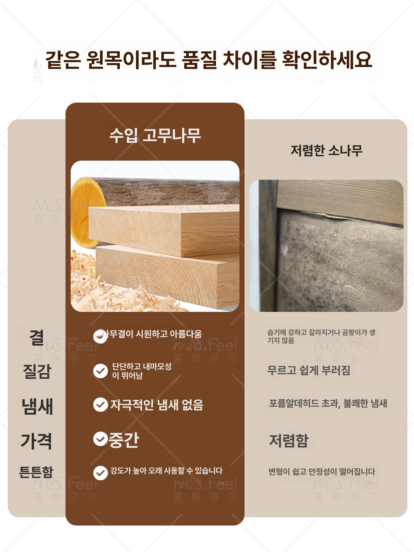 원목 테이블 접이식 컴퓨터 1인용 책상 폴딩 데스크 워크스테이션 스몰 우드 - 상세 이미지 4