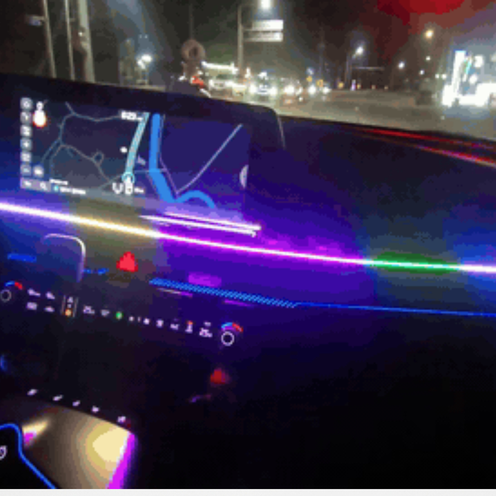 오토크루 앱연동 아크릴 엠비언트 LED 무드등 대시보드용, 1개 이미지 8