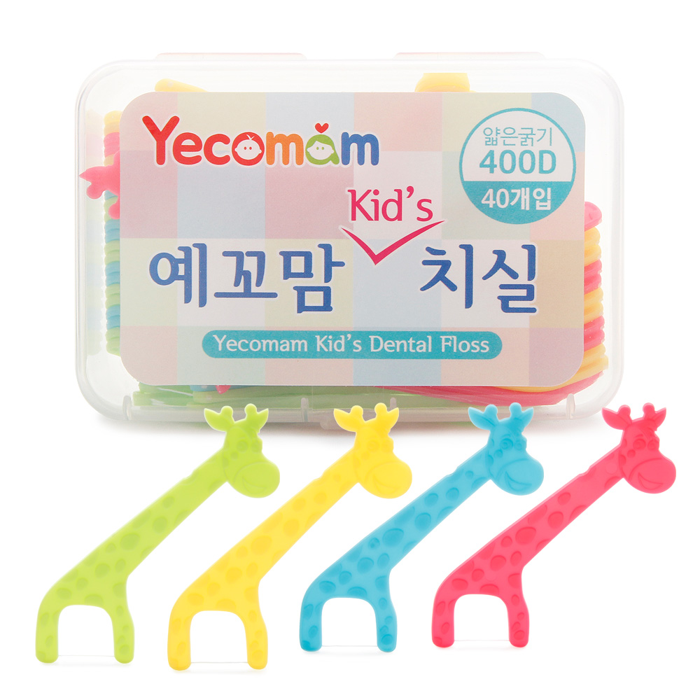 예꼬맘 어린이 치실 하드케이스 40p - 상품 이미지