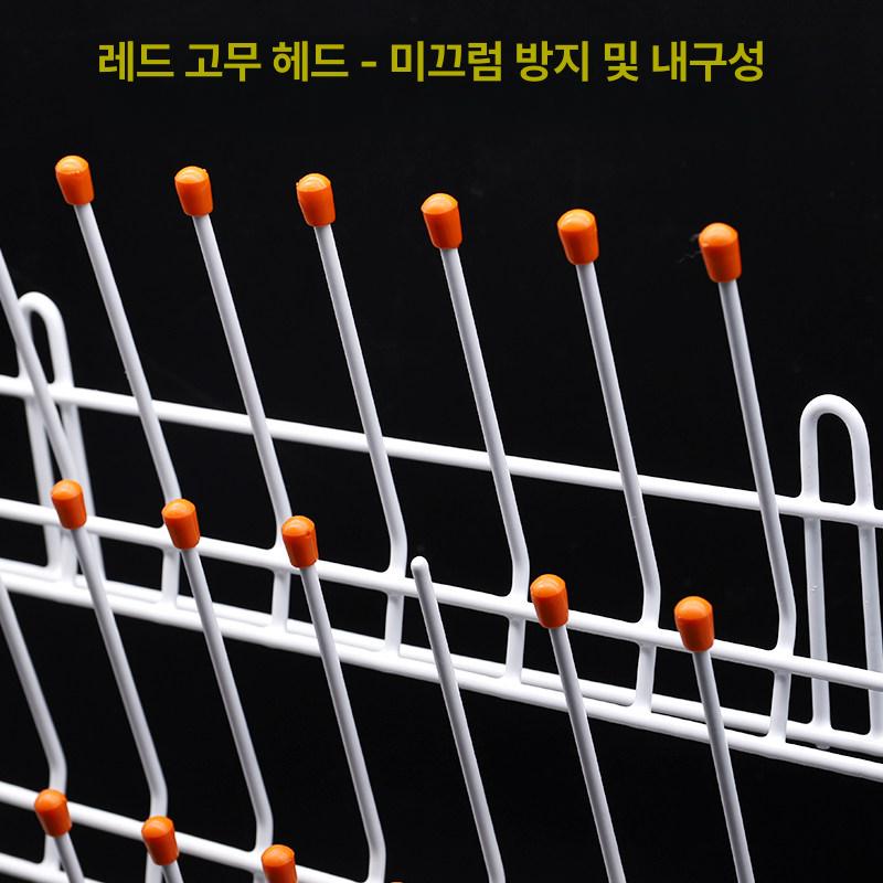 비이커 건조대 초자 걸이 거치대 기구 홀더 시험관 비커 양면 플라스크 탁상용 대형 - 상세 이미지 3