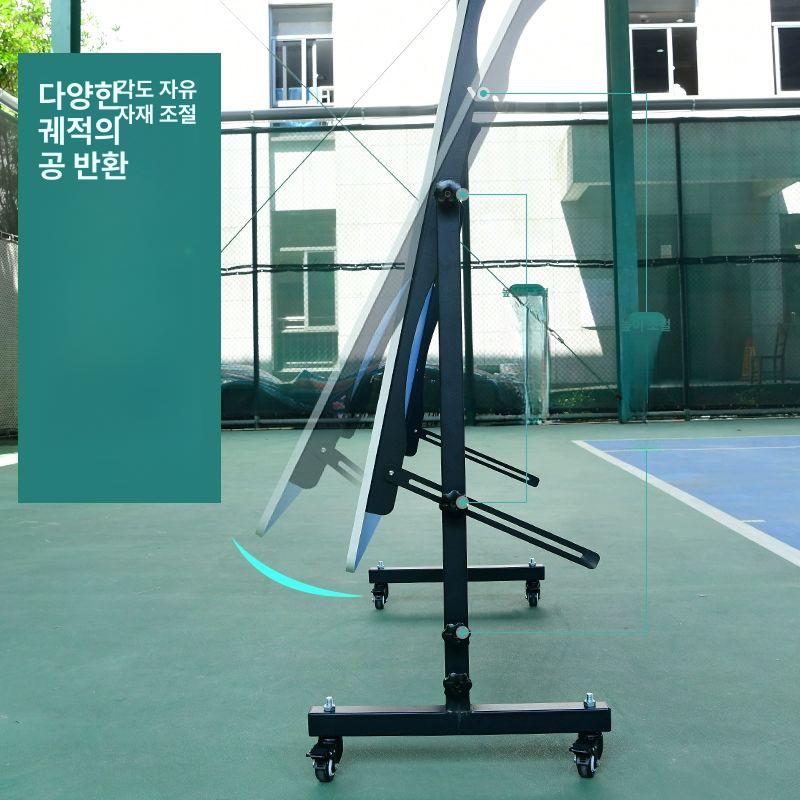 야외 리바운드 보드 테니스 트레이닝 연습용 서브훈련 벽면 스파링 각도조절 - 상세 이미지 5
